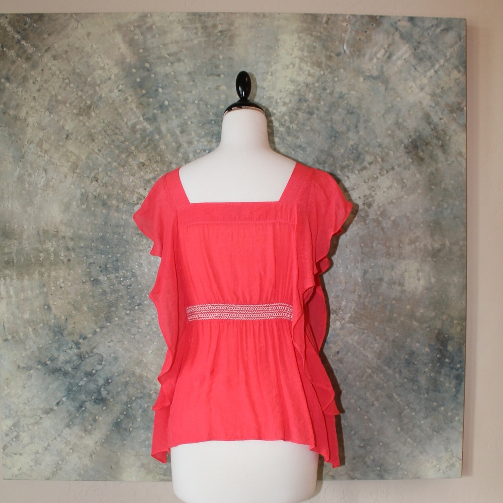 Ya Ruffled Side Boho Shirt - Picture 4 of 8